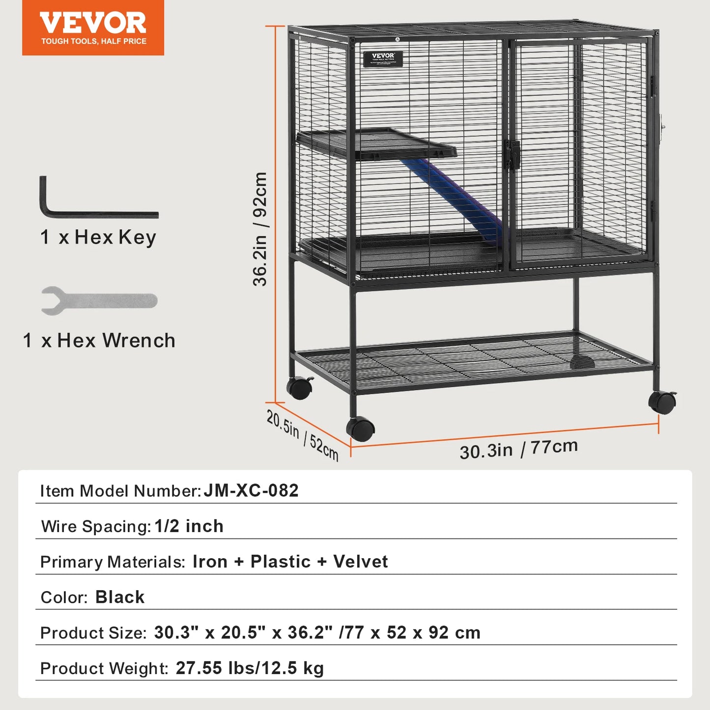 metal rolling pet cage