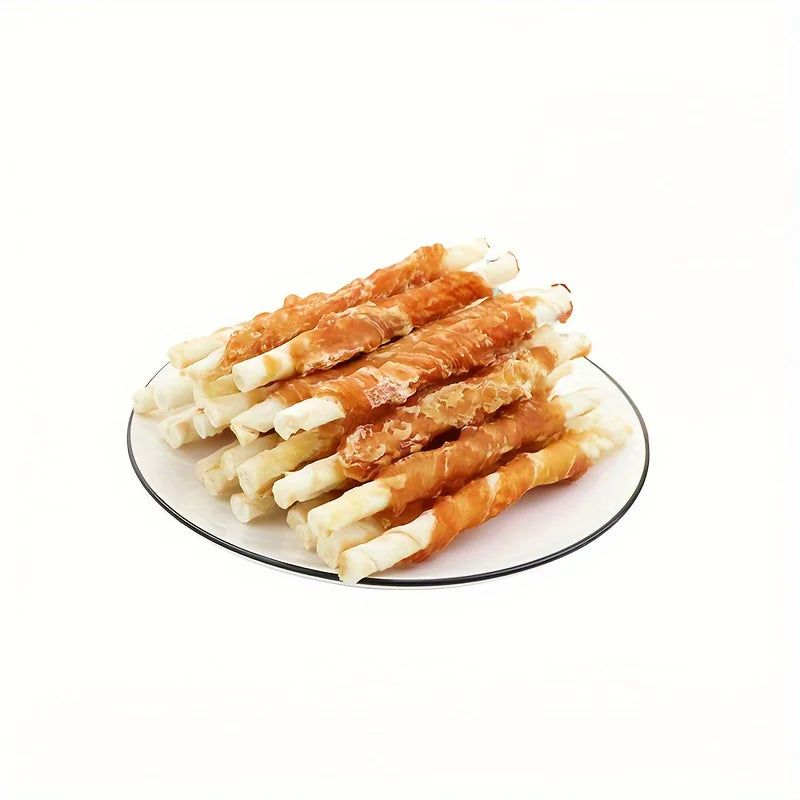 Chicken Wrapped Rawhide Sticks