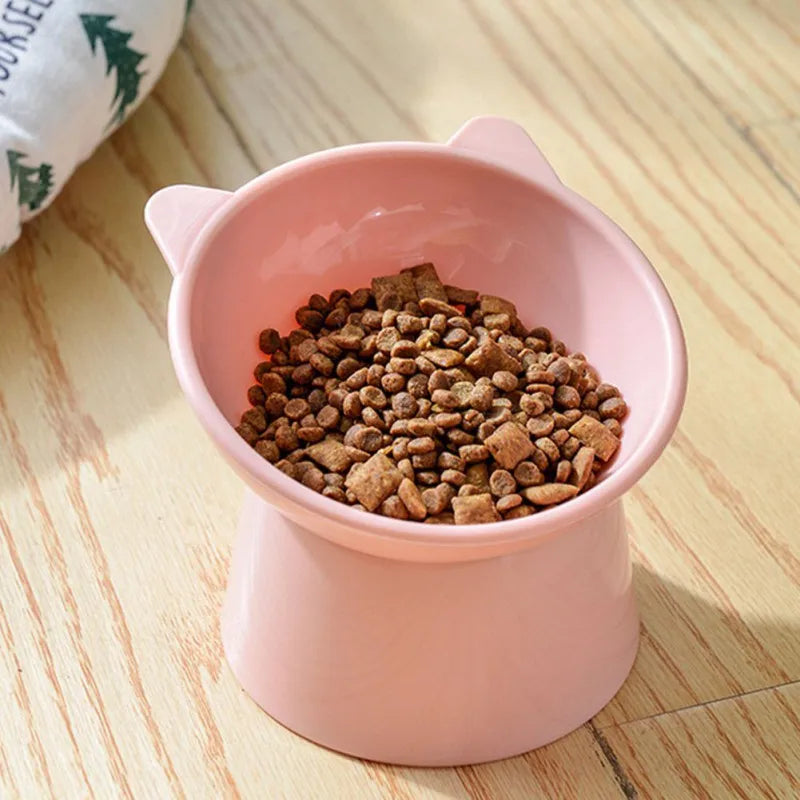 Standing pet feed bowl