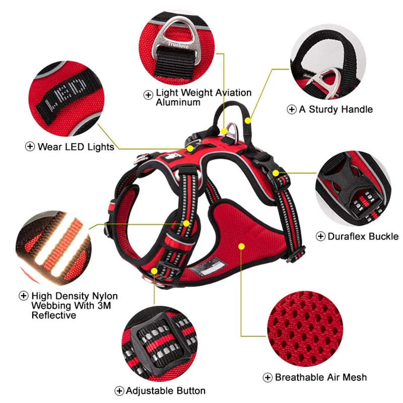 Reflective Nylon Dog Harness