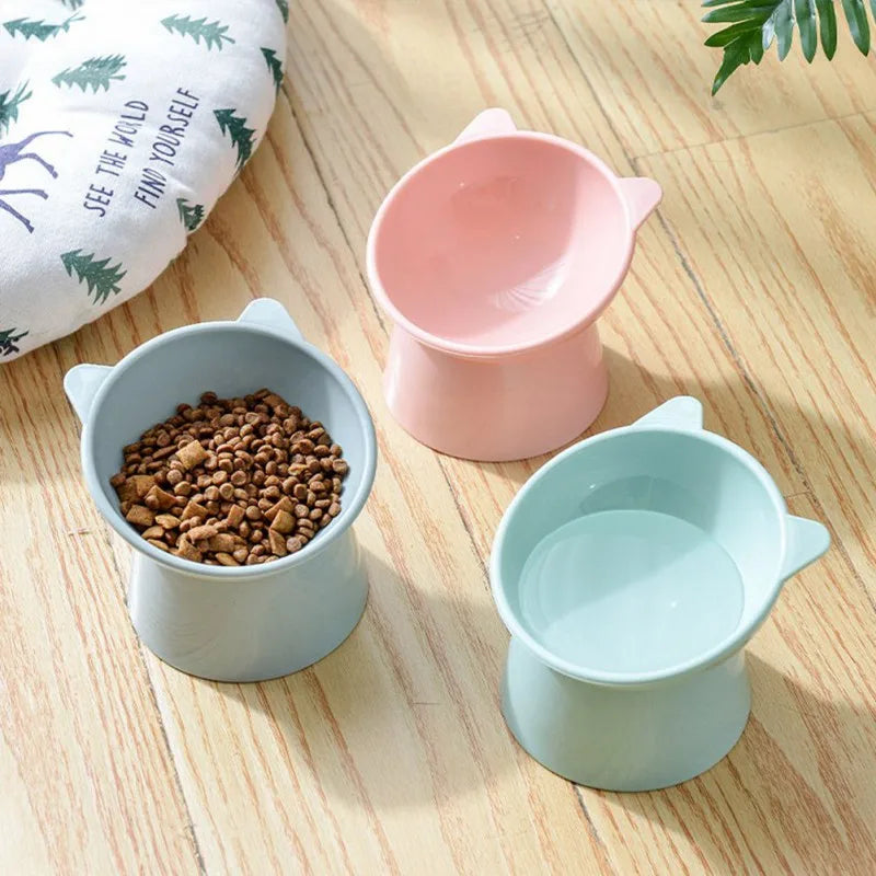 Standing pet feed bowl