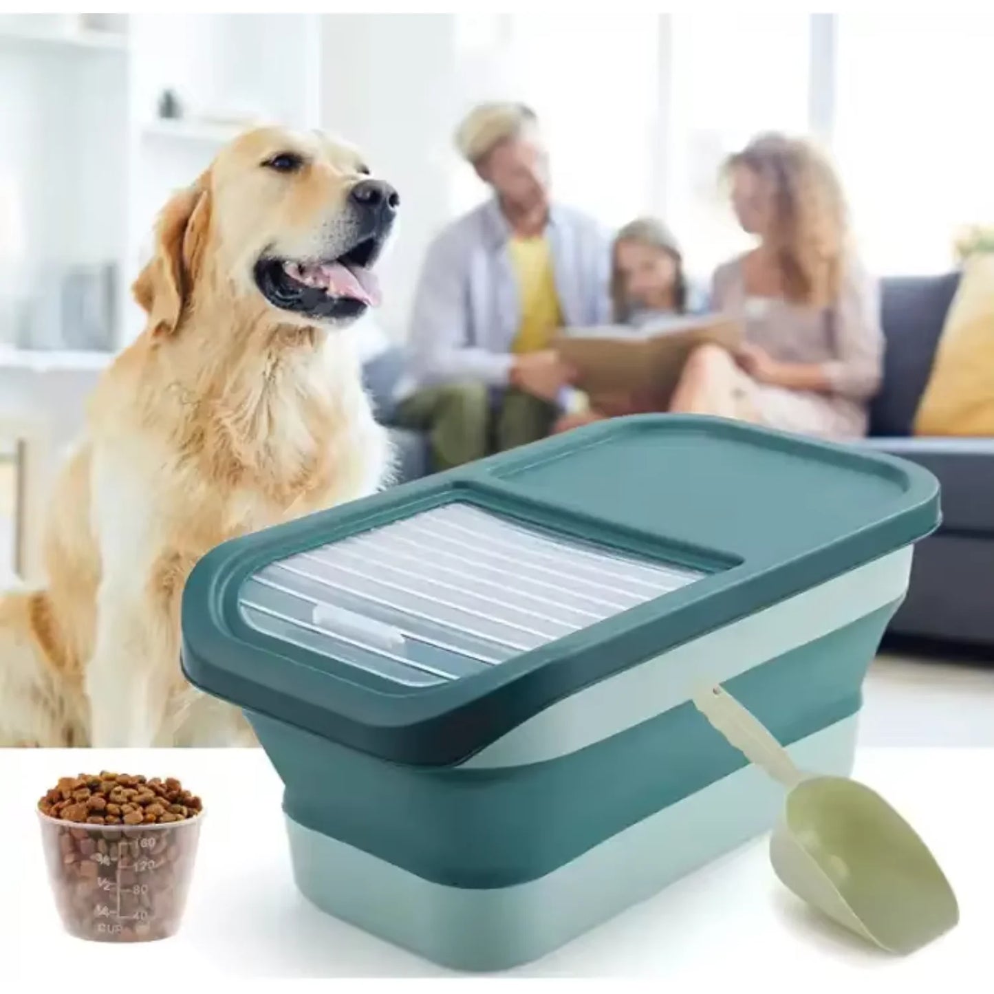 Airtight pet food container