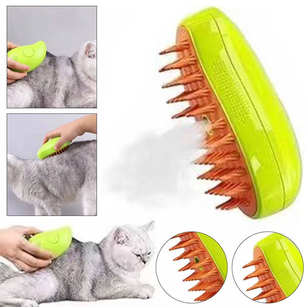 3 in 1 steamy grooming brush