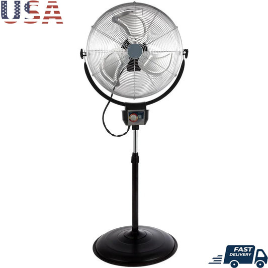 20 Inch Industrial Grade Oscillating Stand Fan