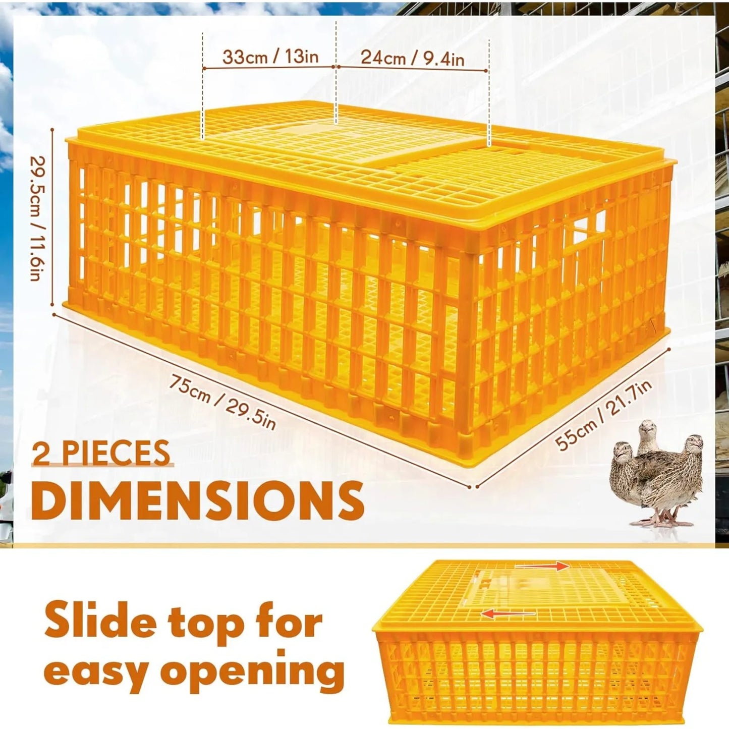 Poultry Carrier Crate