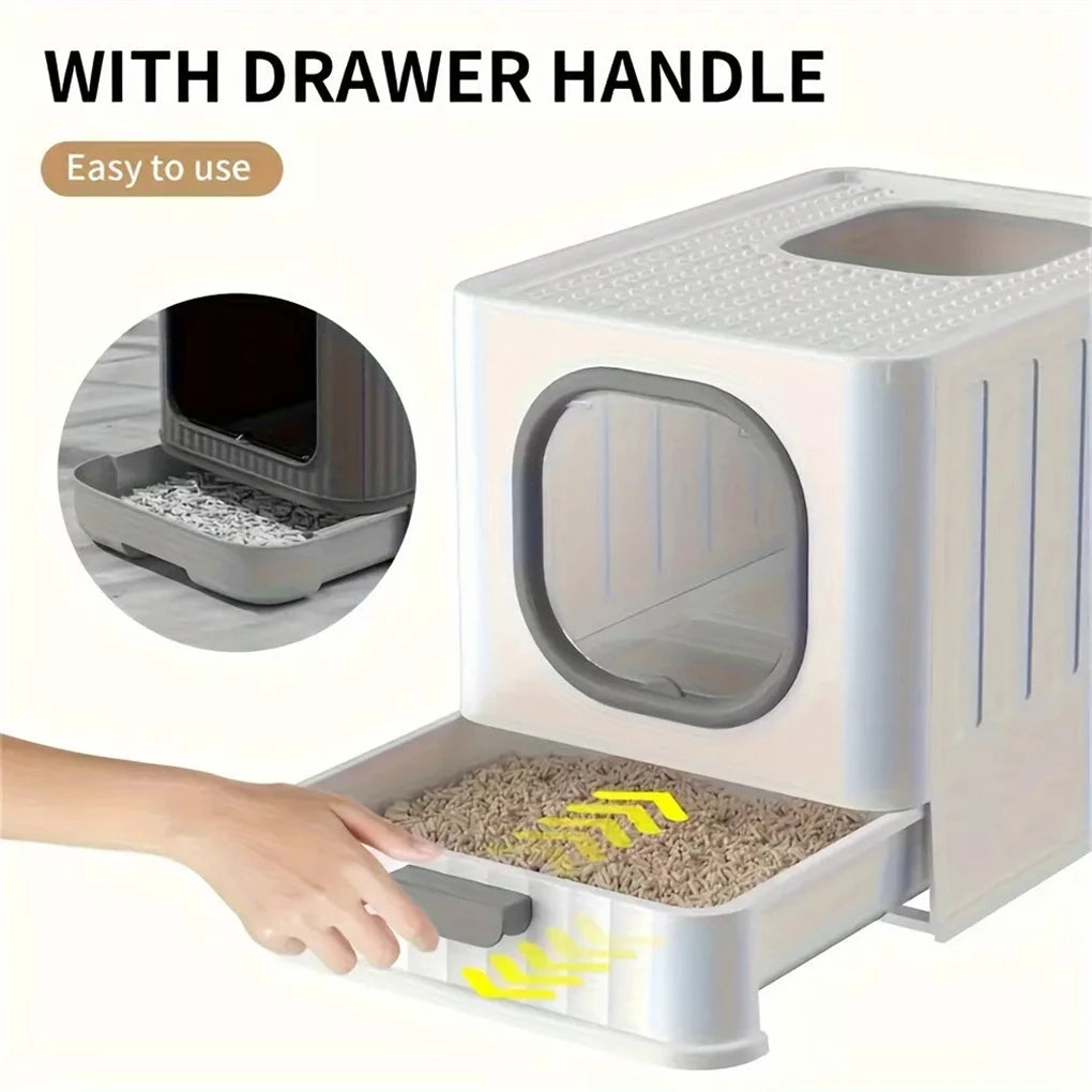 Enclosed Cat Litter Box