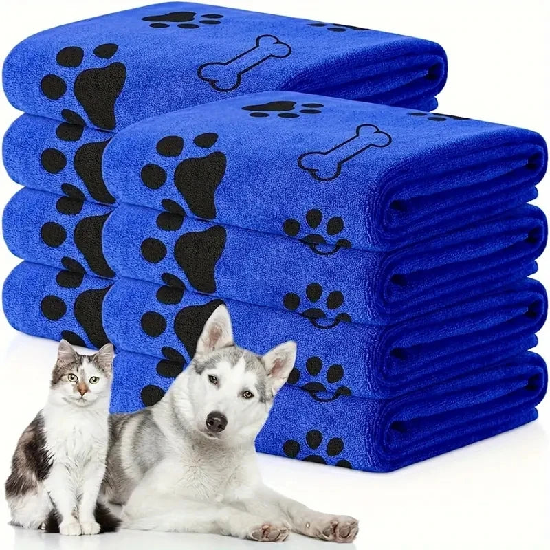 2pcs Soft Microfiber Dog Towels