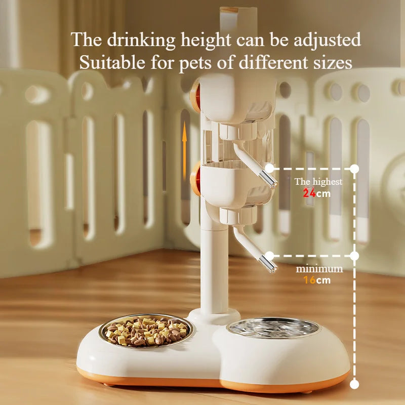 Pet water dispenser feeder