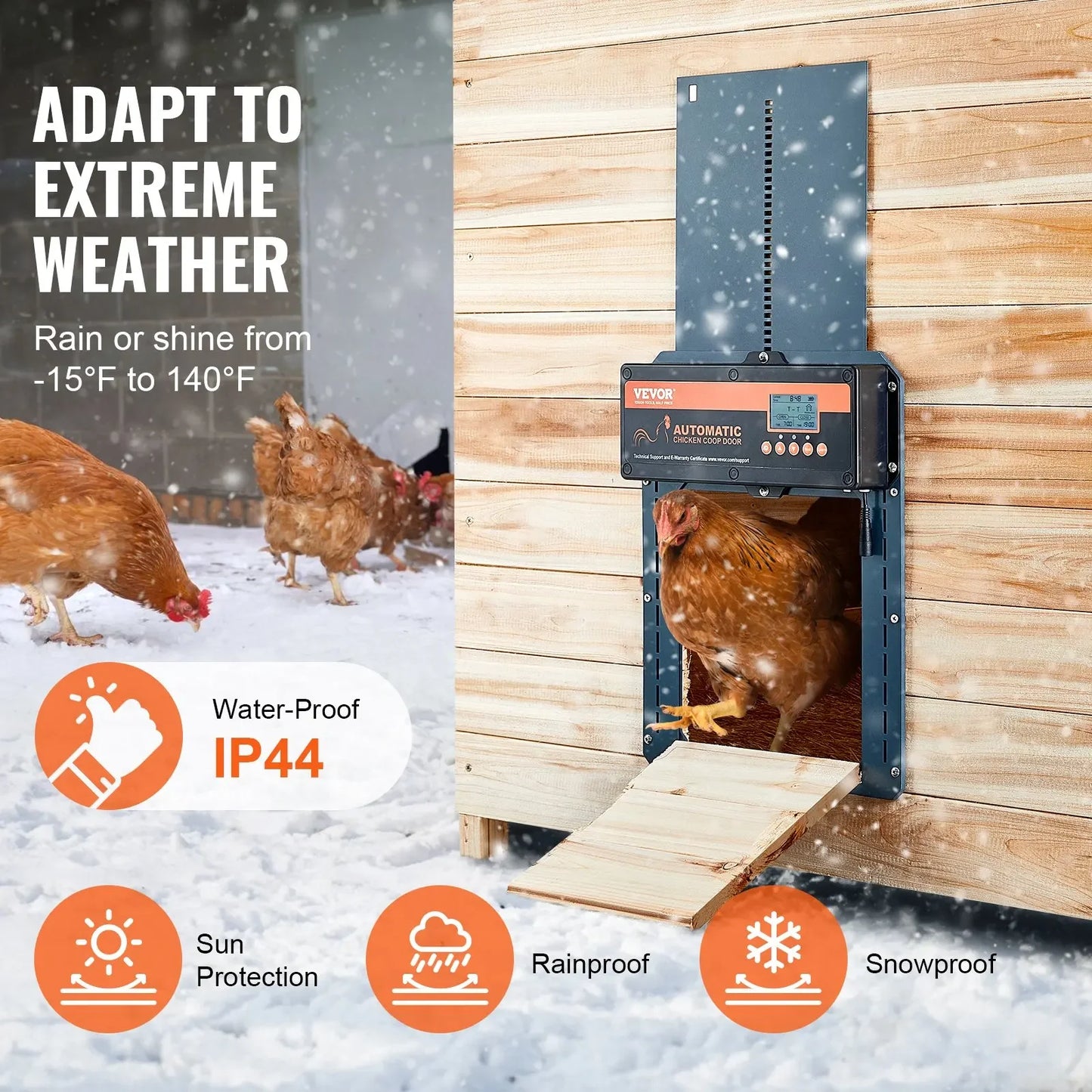 VEVOR Automatic Chicken Coop Door