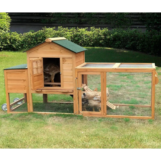 Large Chicken Coop with Wheels