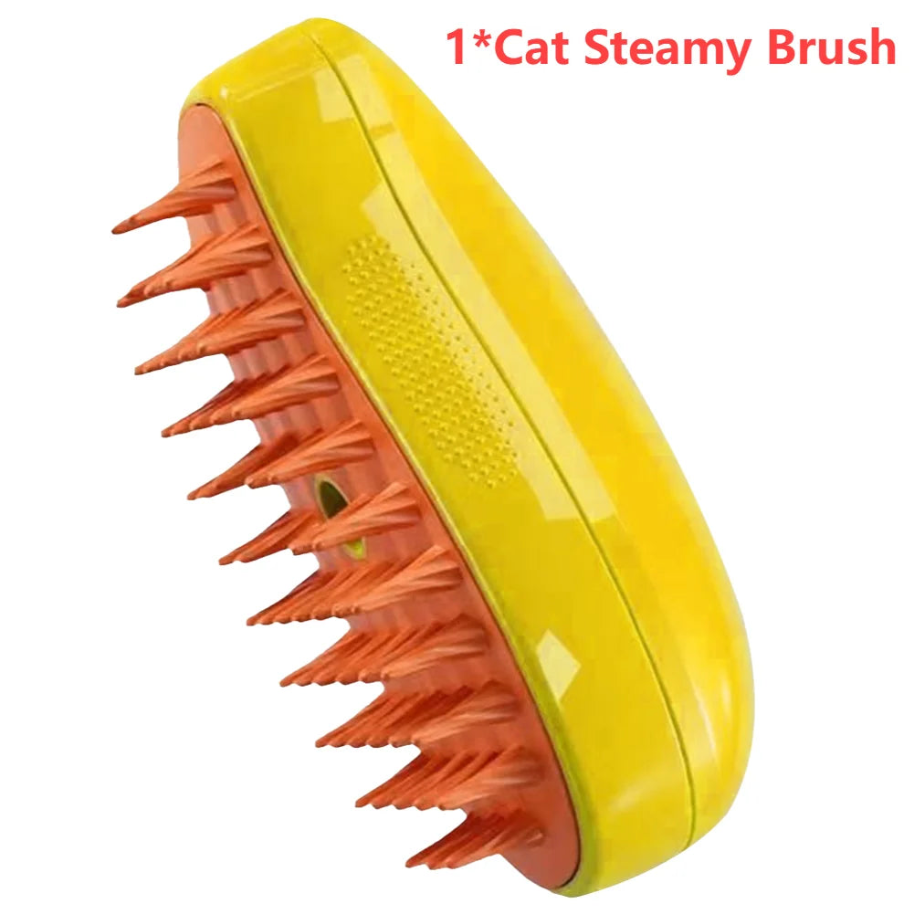 3 in 1 steamy grooming brush