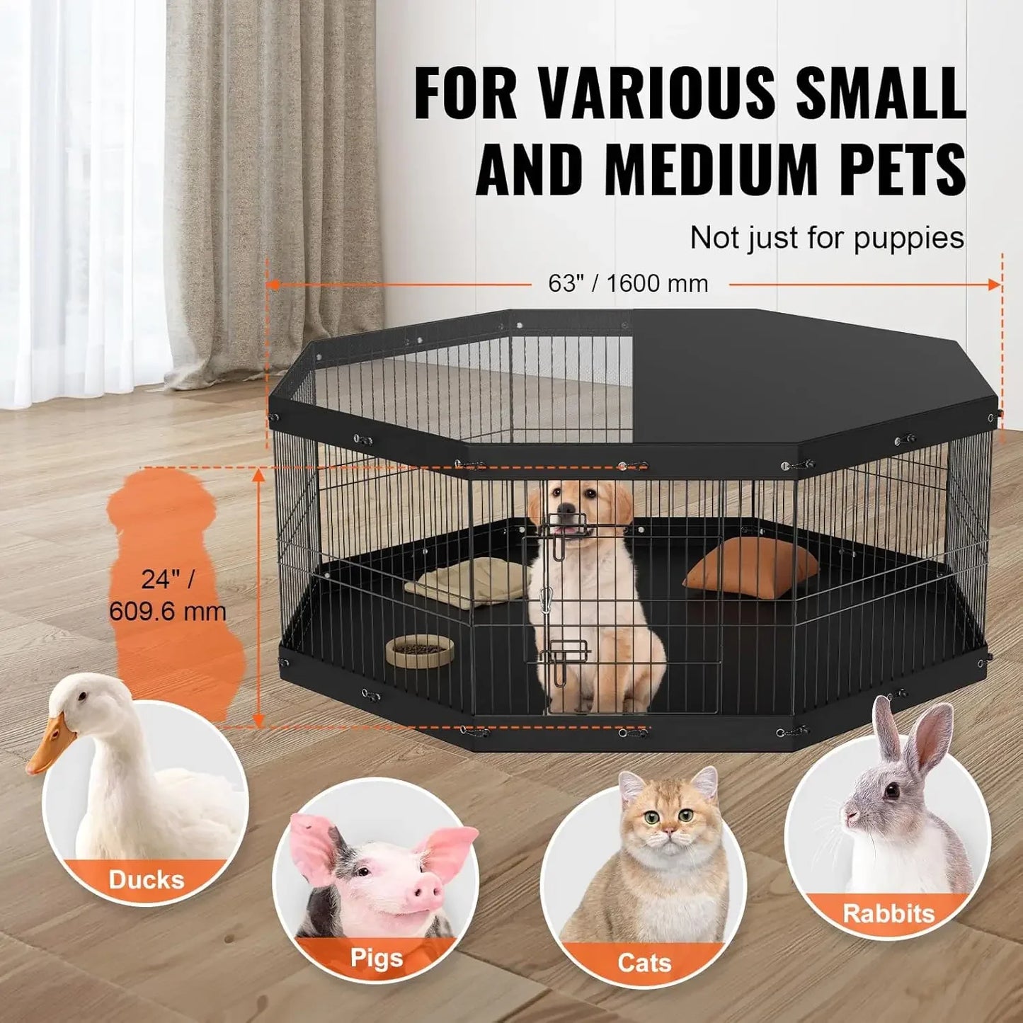 Foldable Dog Exercise Pen