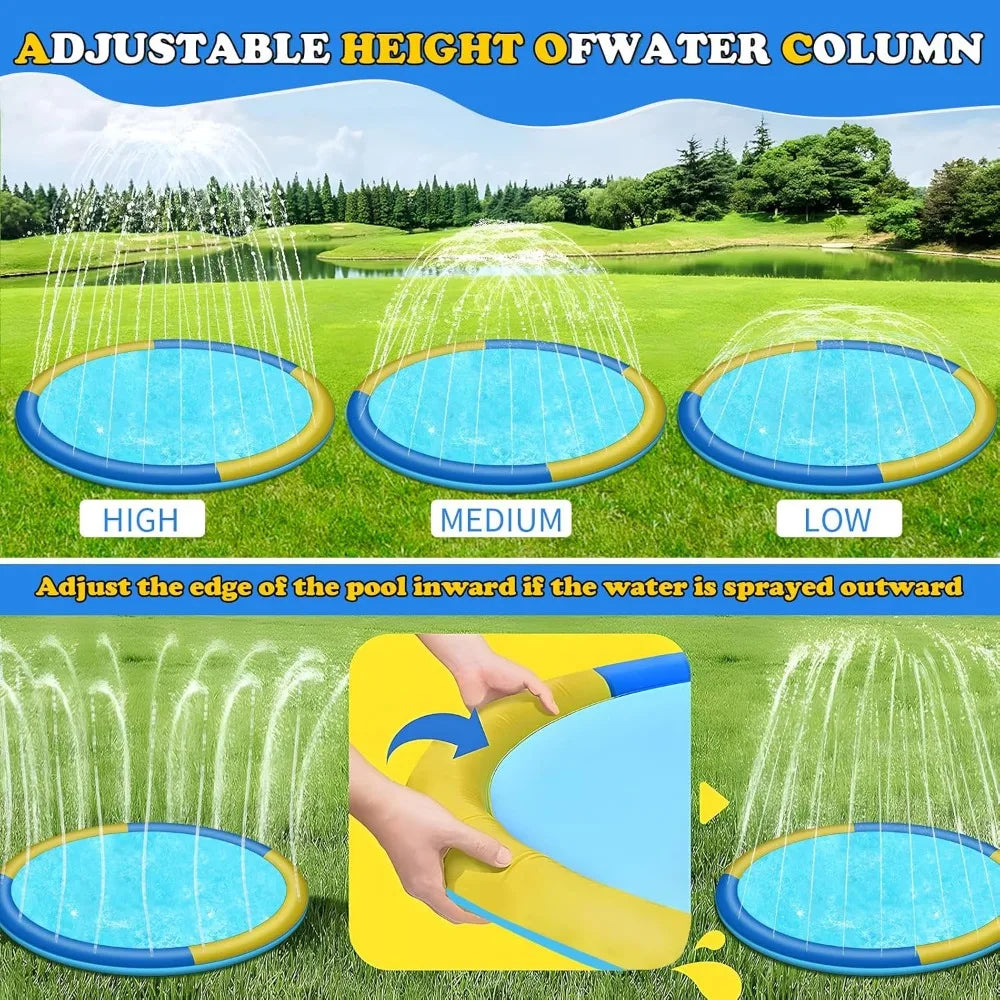 140 " non-slip splash pad