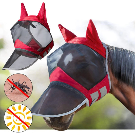 Anti-Mosquito Horse Full Face Protection