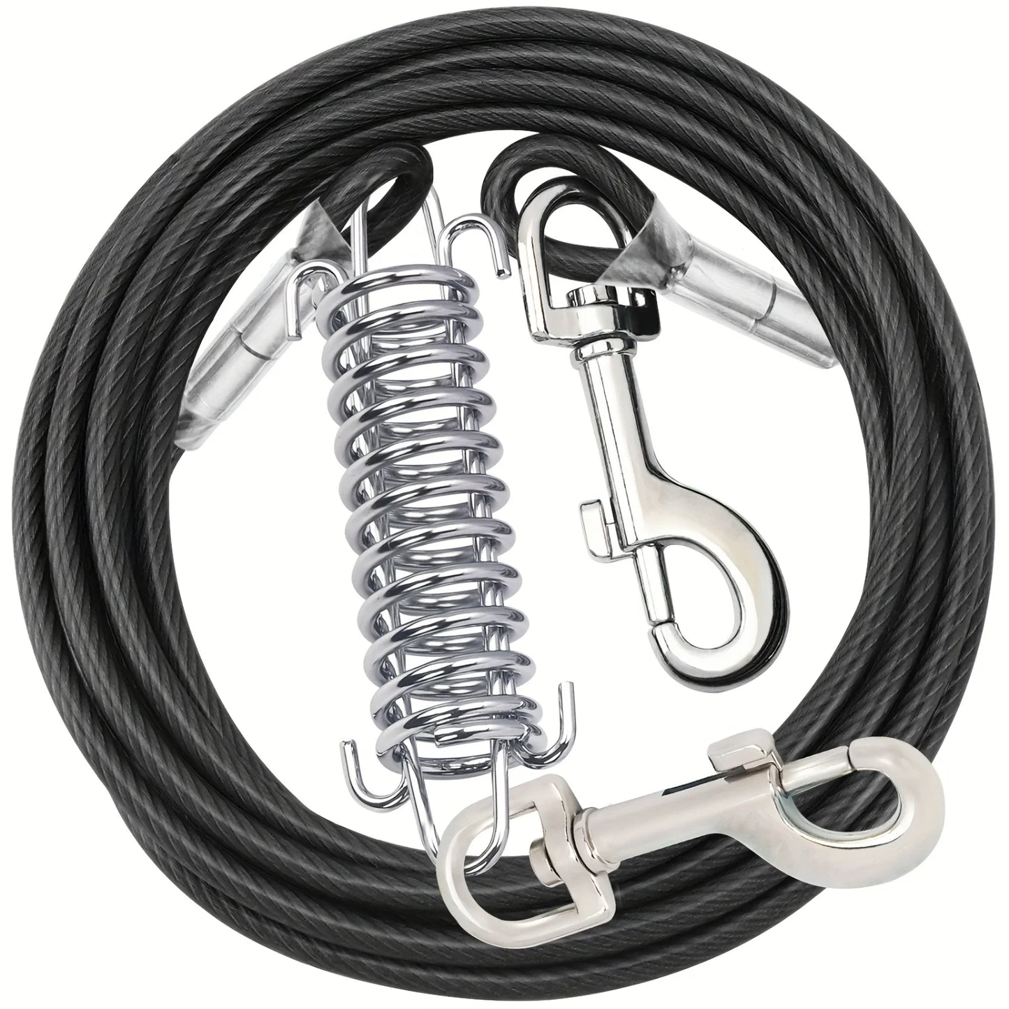 10-50ft Heavy-Duty Dog Tie Out Cable