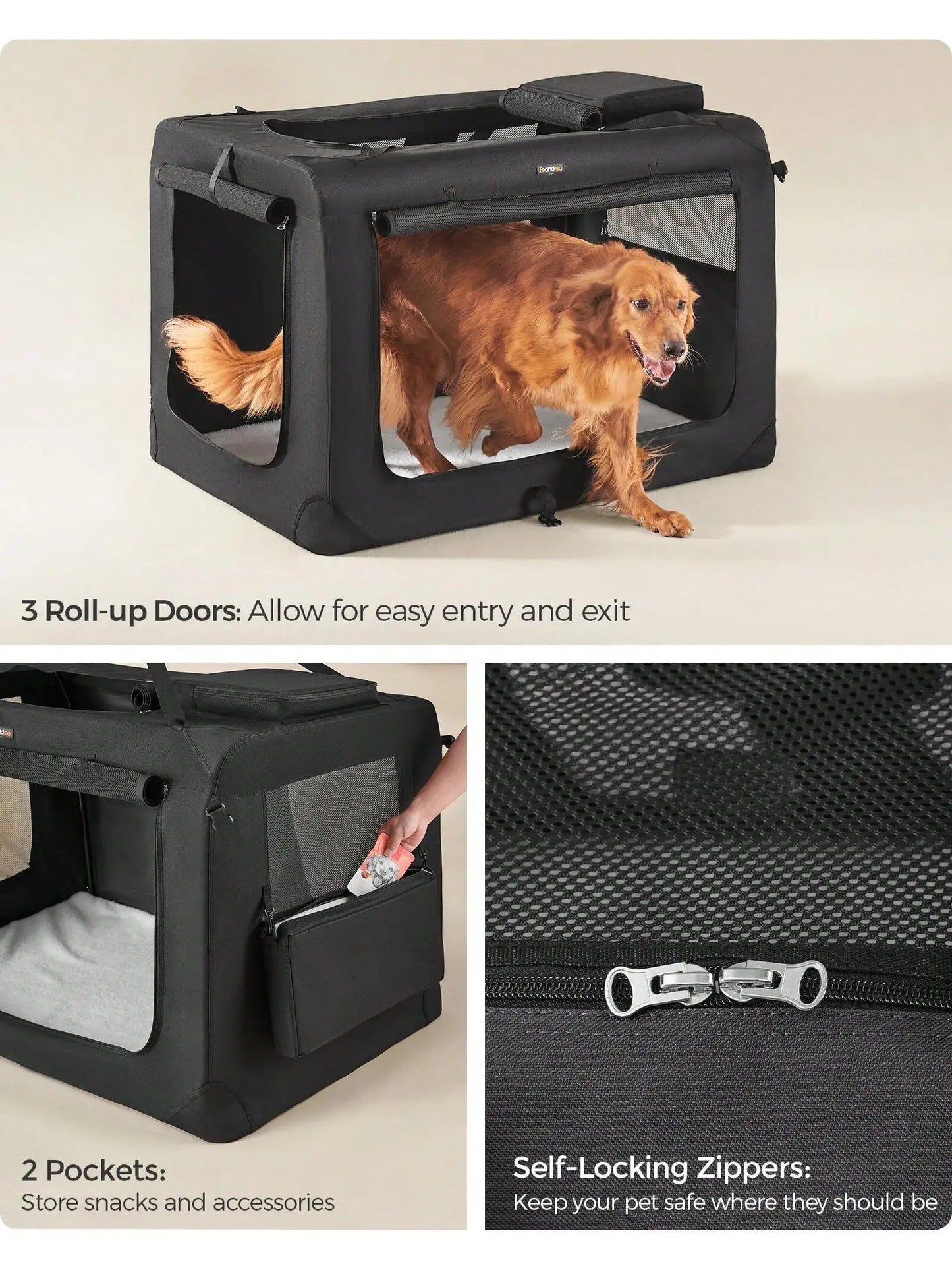 Collapsible Soft Dog Crate