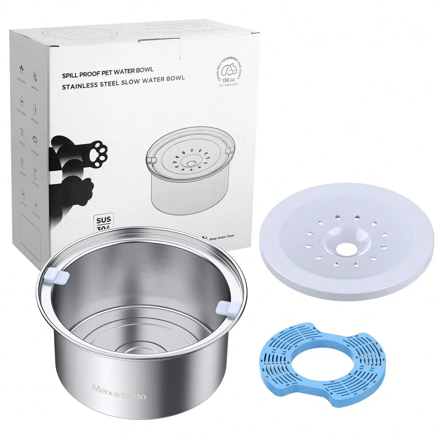 Non Spill Dog Water Bowl