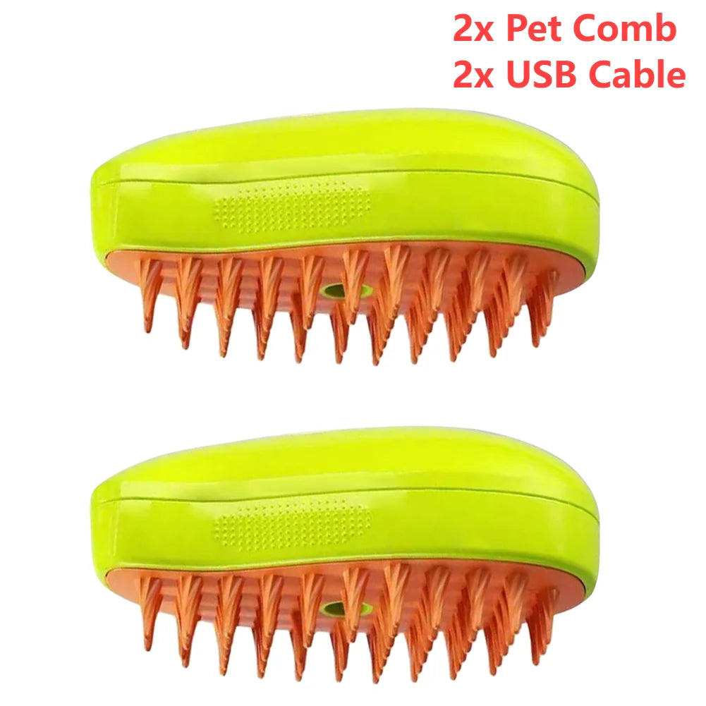 3 in 1 steamy grooming brush