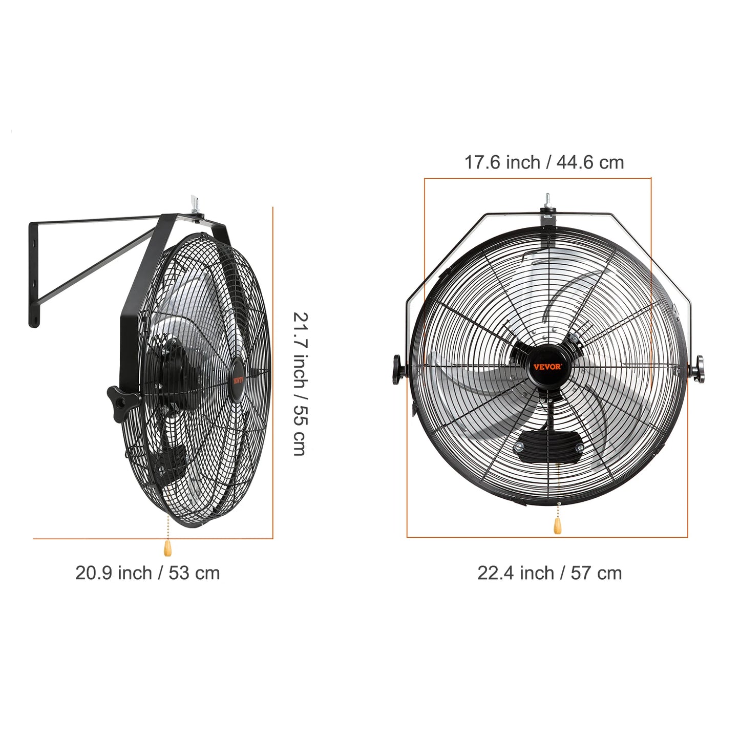 Wall-Mount Misting Fan