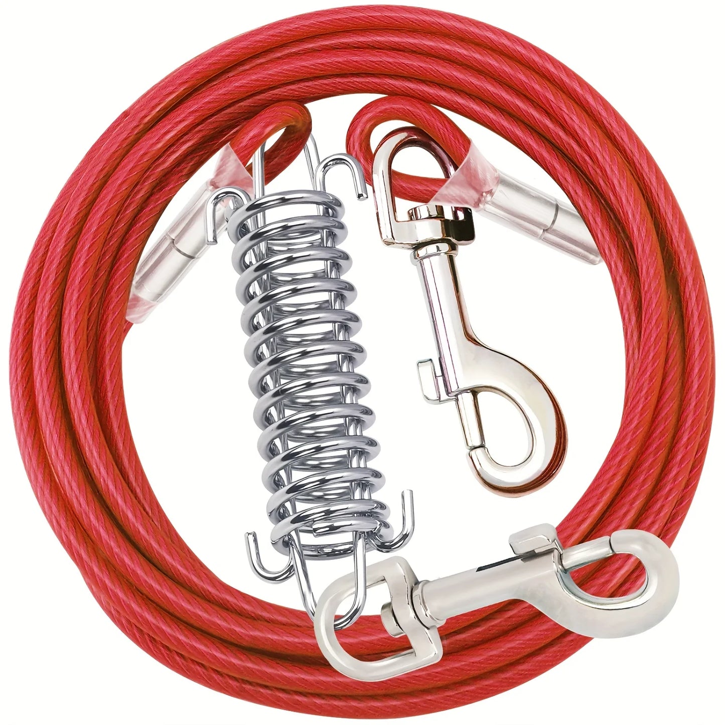 10-50ft Heavy-Duty Dog Tie Out Cable