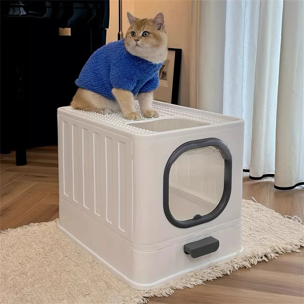 Enclosed Cat Litter Box