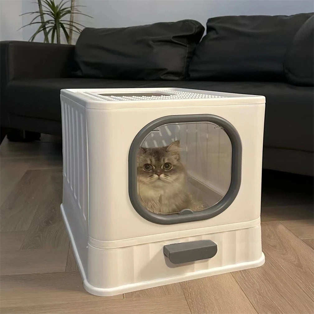 Enclosed Cat Litter Box