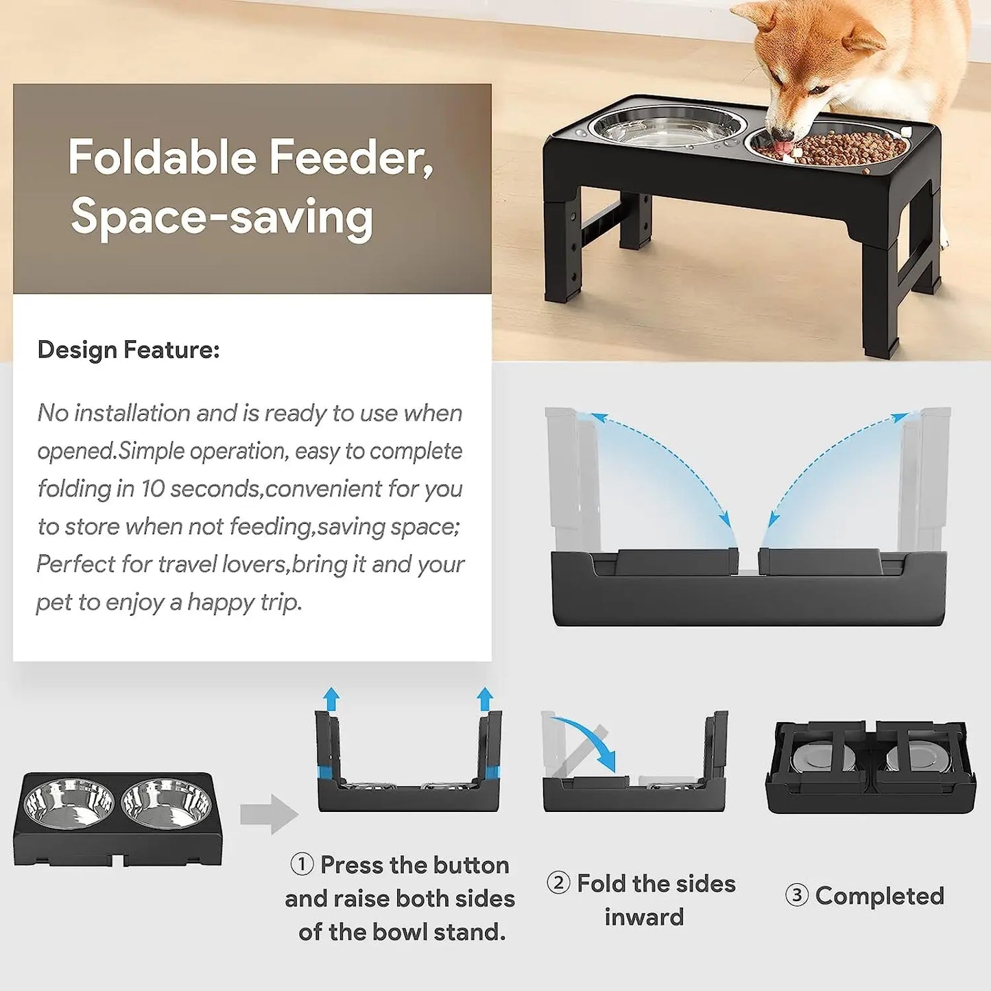 Multi Heights Folding Feeder