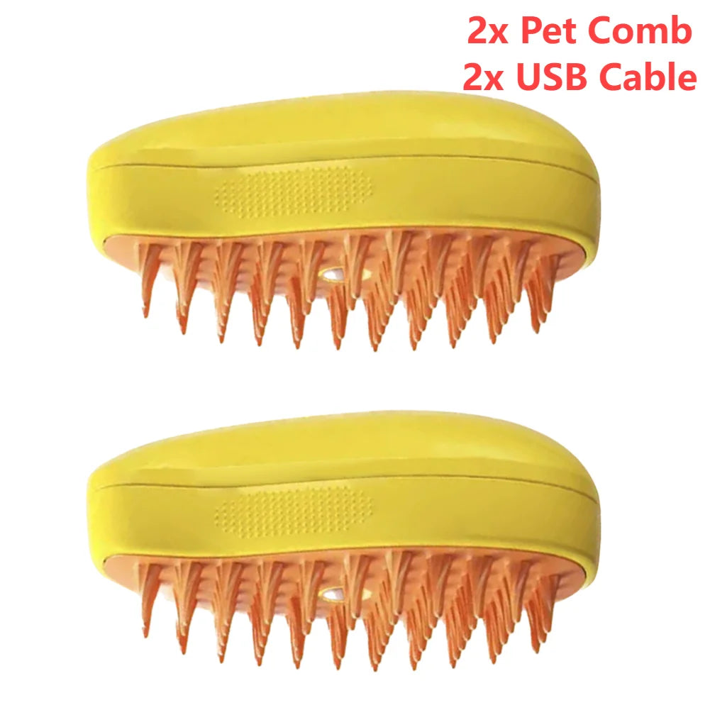 3 in 1 steamy grooming brush