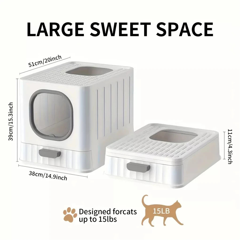 Enclosed Cat Litter Box