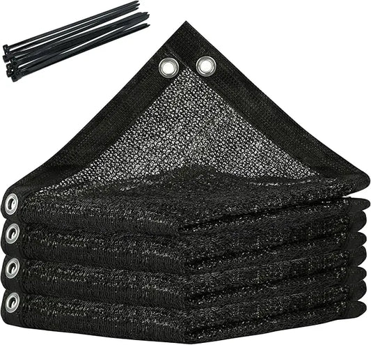 8FT x 16FT Black Sun Shade Mesh