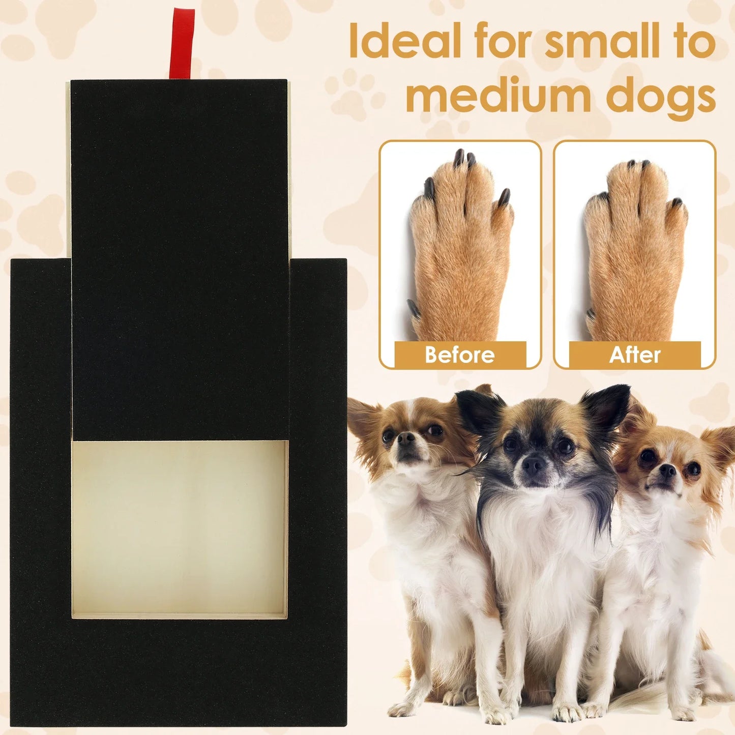 Dog Scratch Board  with Built-in Snack Box