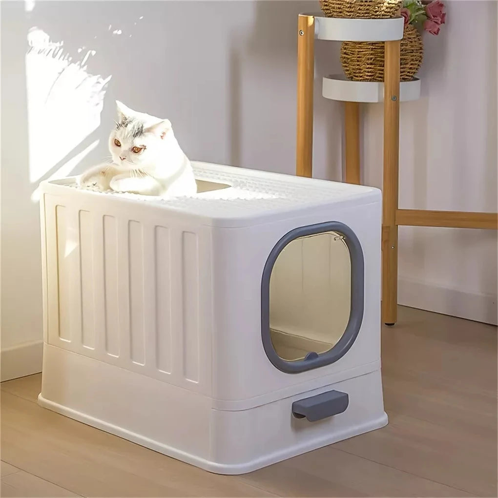 Enclosed Cat Litter Box