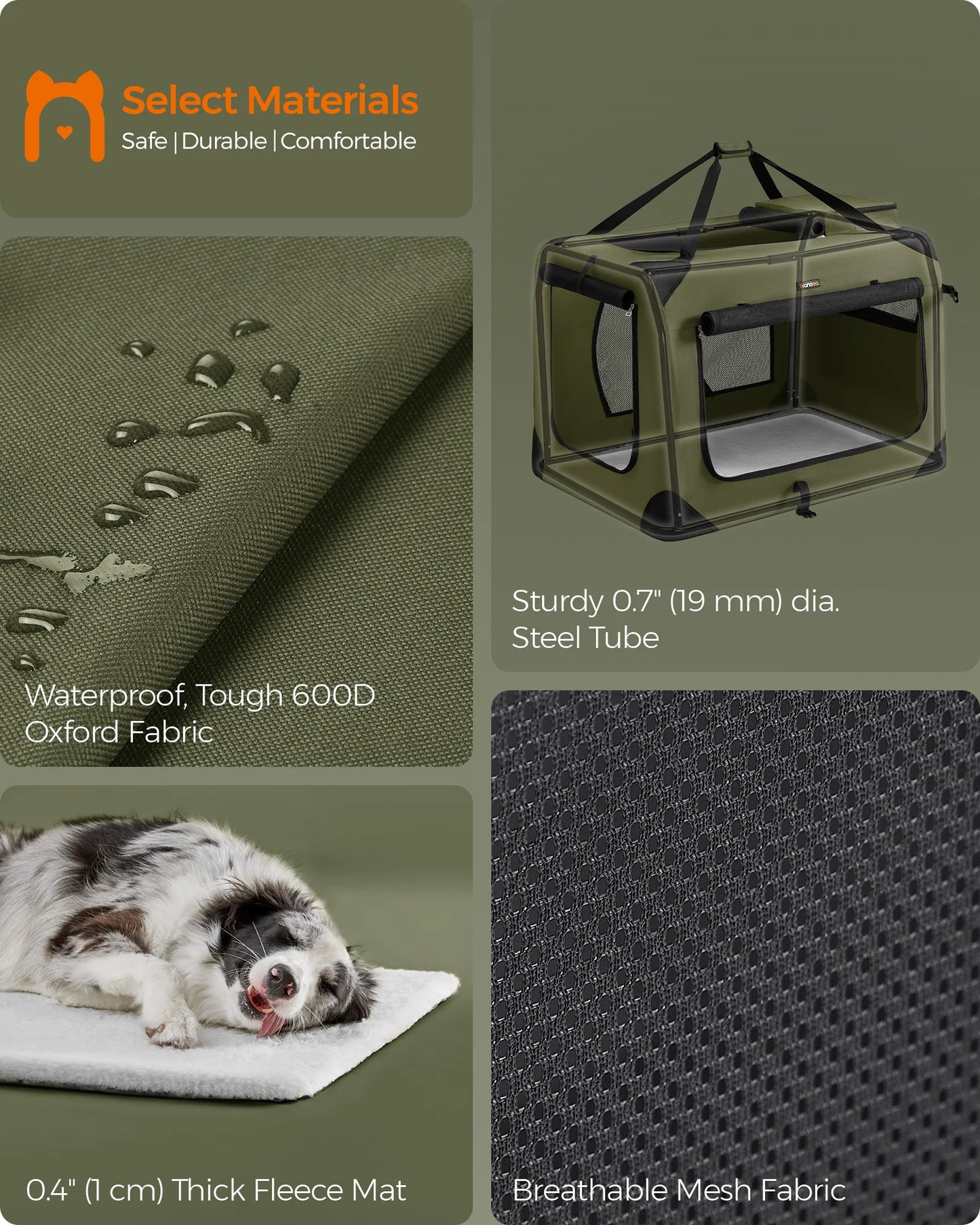 Collapsible Soft Dog Crate