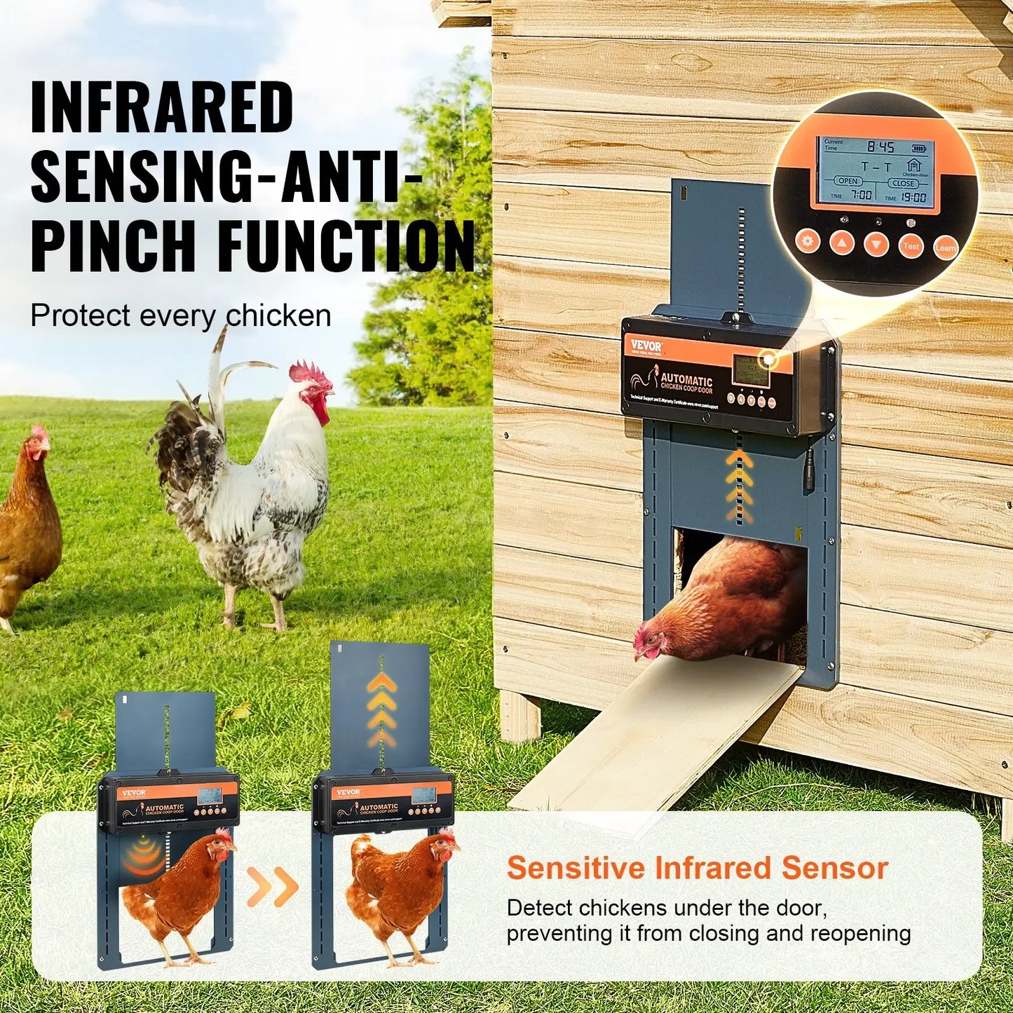 VEVOR Automatic Chicken Coop Door