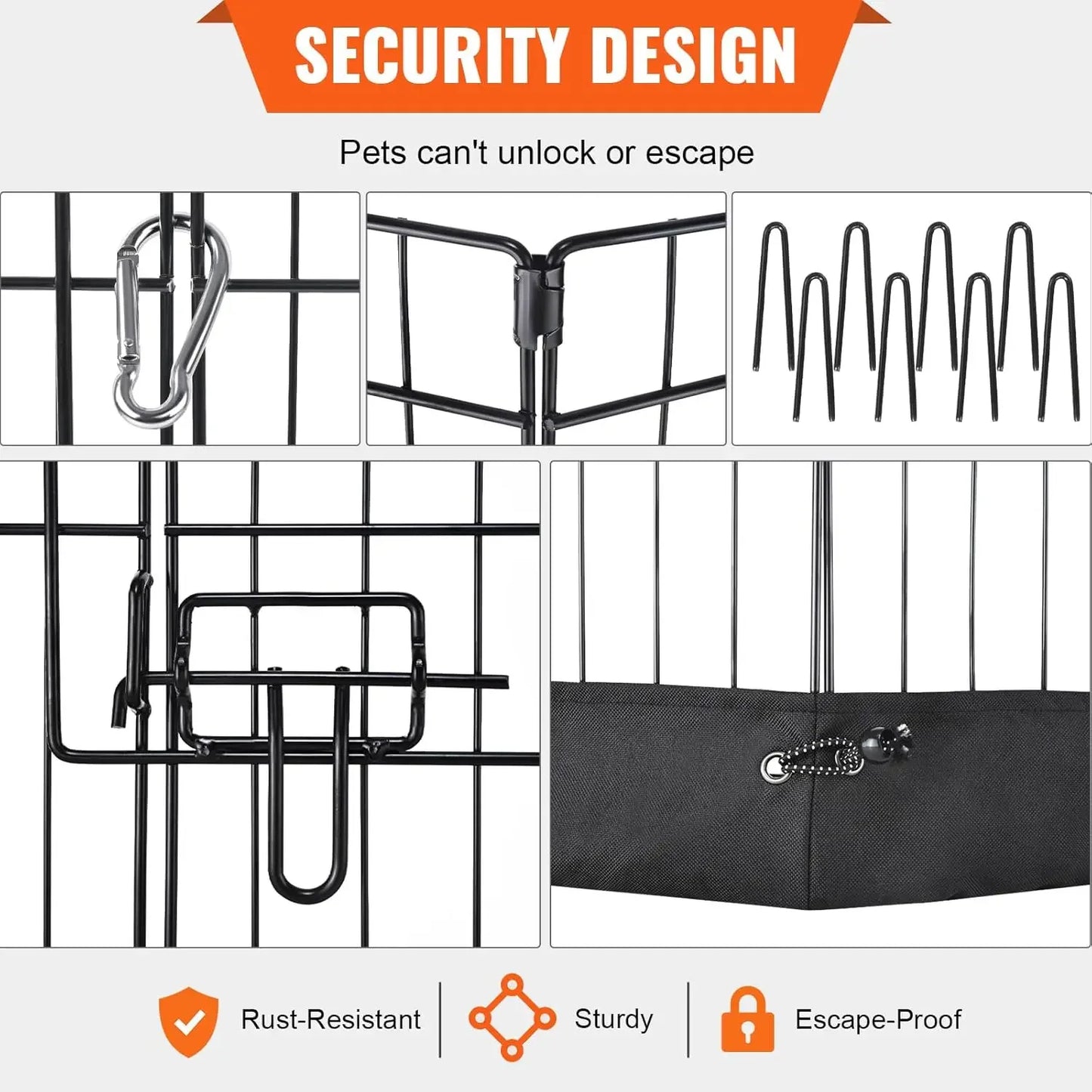 Foldable Dog Exercise Pen