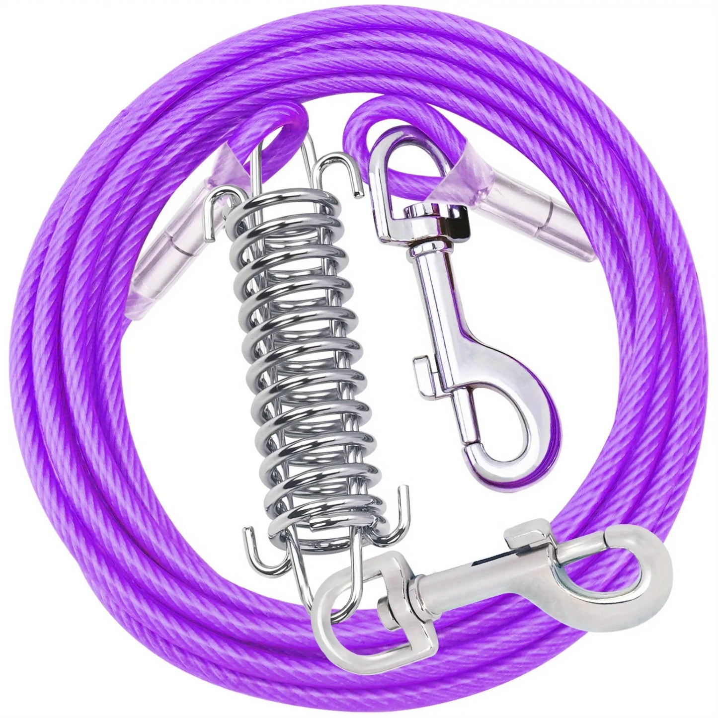 10-50ft Heavy-Duty Dog Tie Out Cable