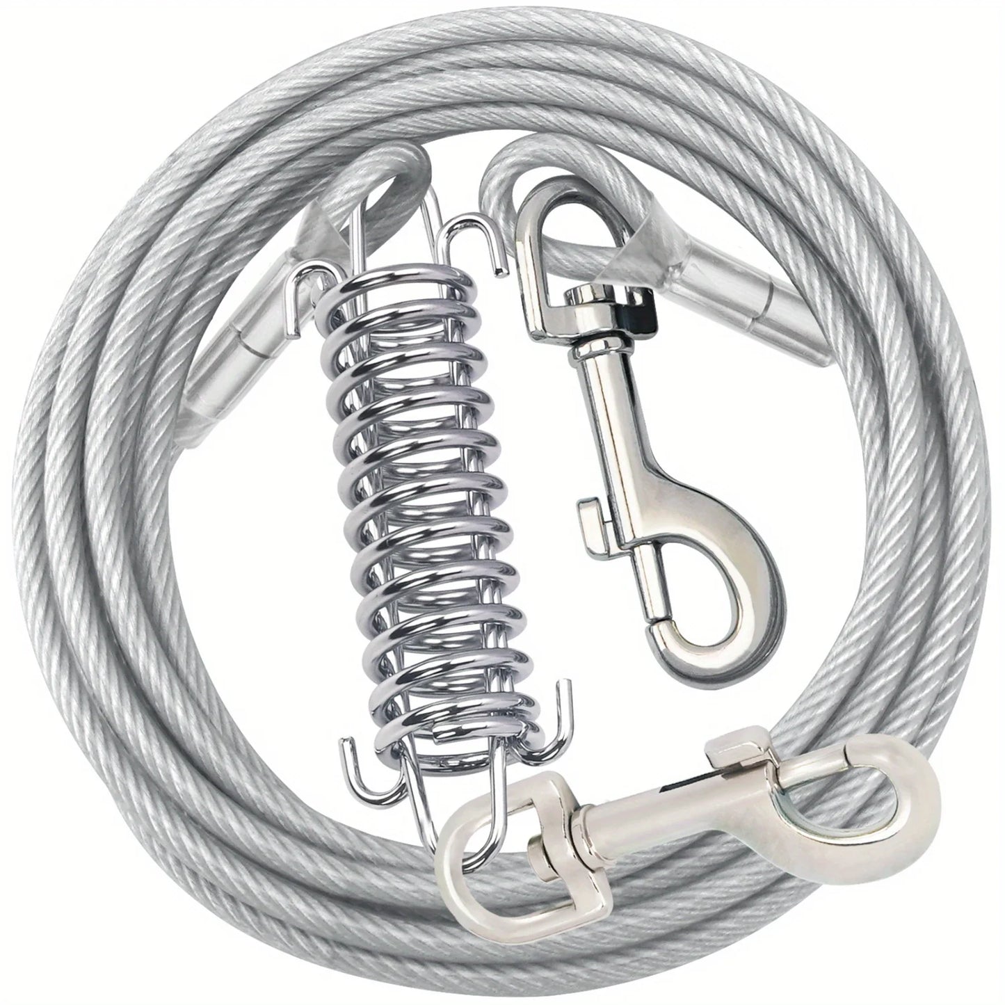 10-50ft Heavy-Duty Dog Tie Out Cable