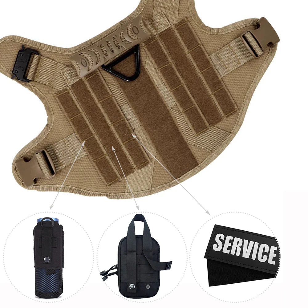 K9 Military Dog Harness Leash Bags