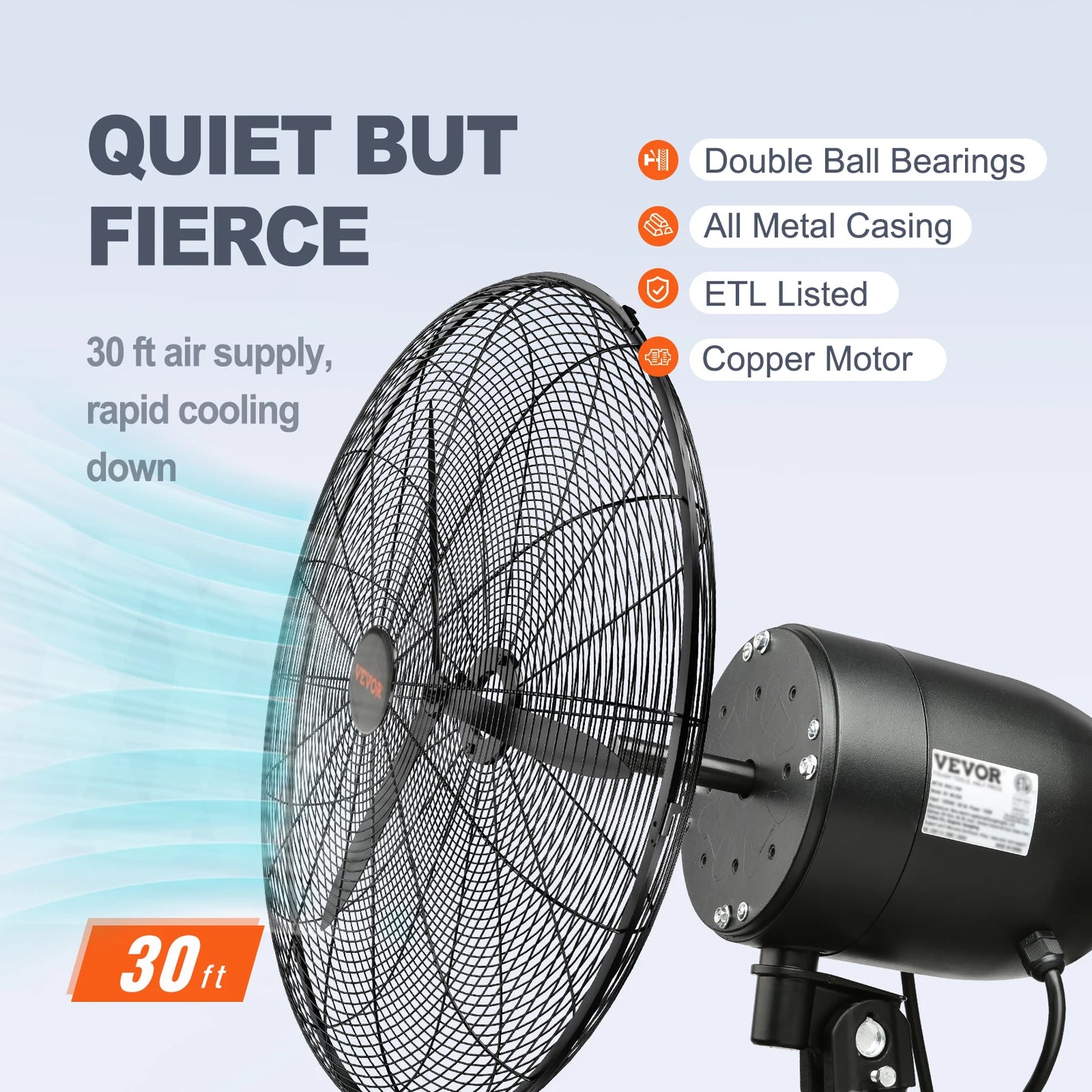 Wall-Mount Misting Fan