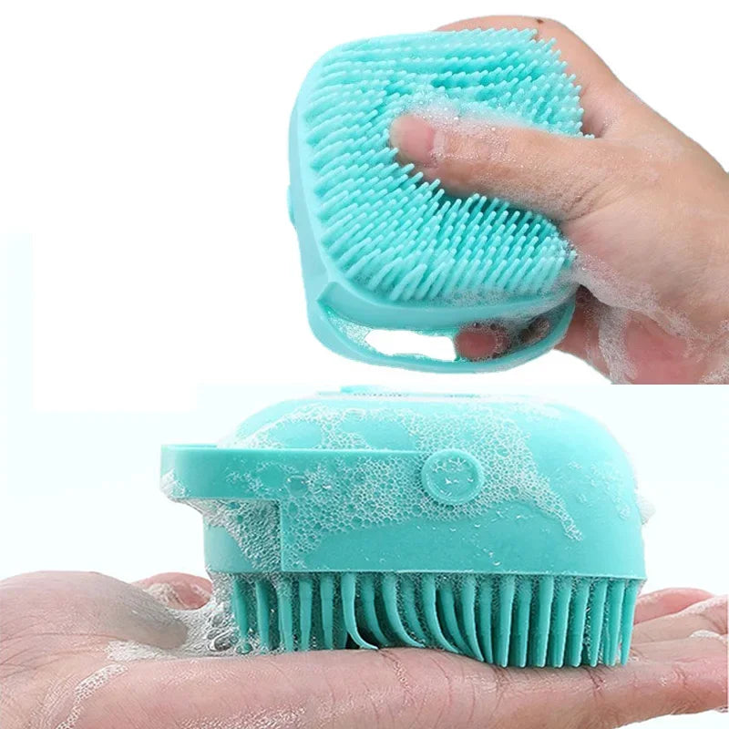 Comb Massage Gloves with Shampoo Box