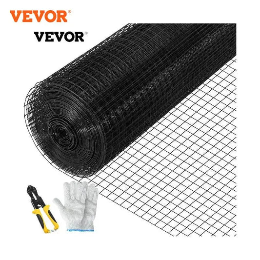 Welded Wire Fence Vinyl Coated Black Hardware Cloth & Mesh