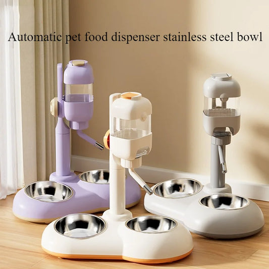 Pet water dispenser feeder