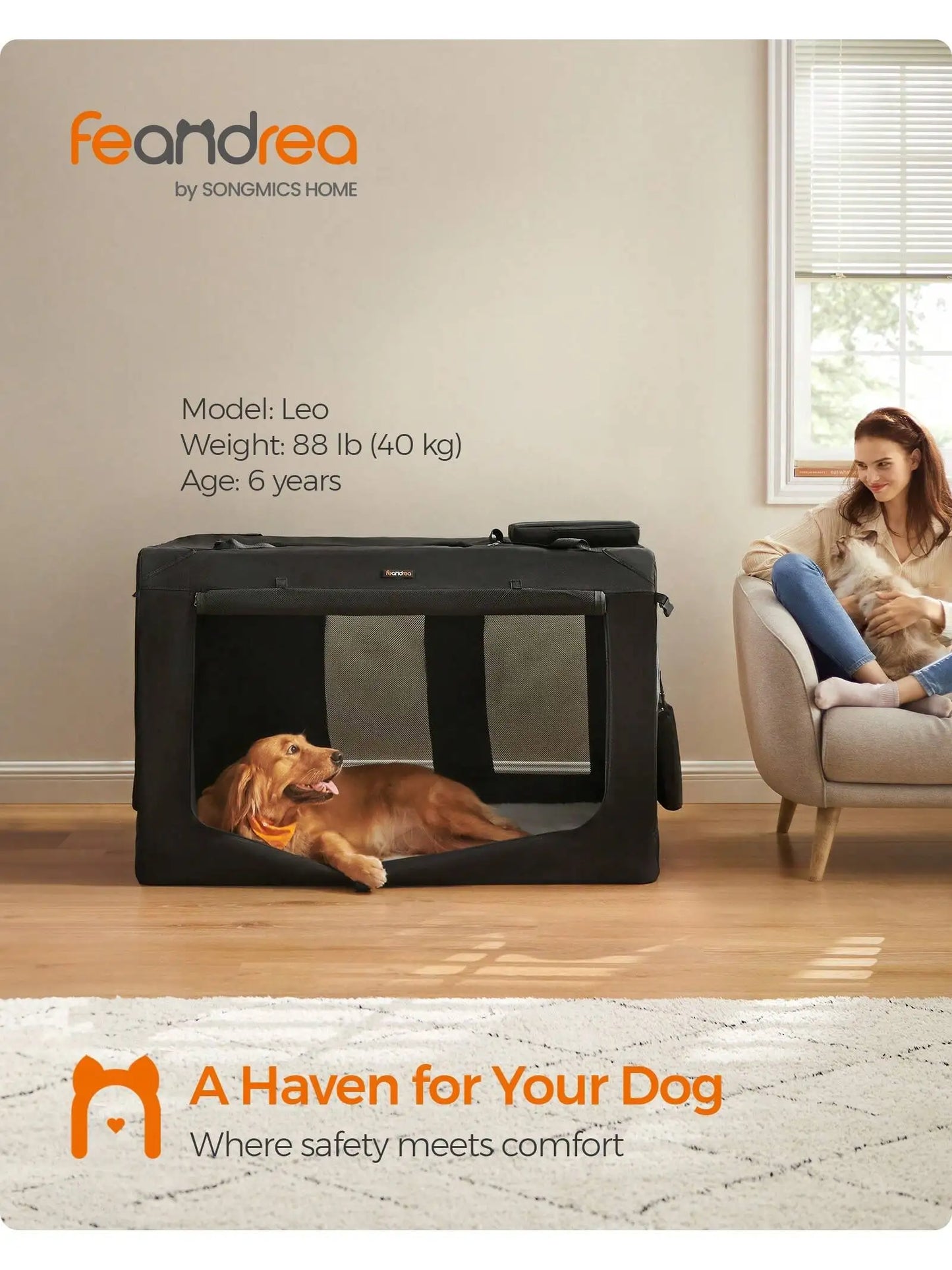 Collapsible Soft Dog Crate