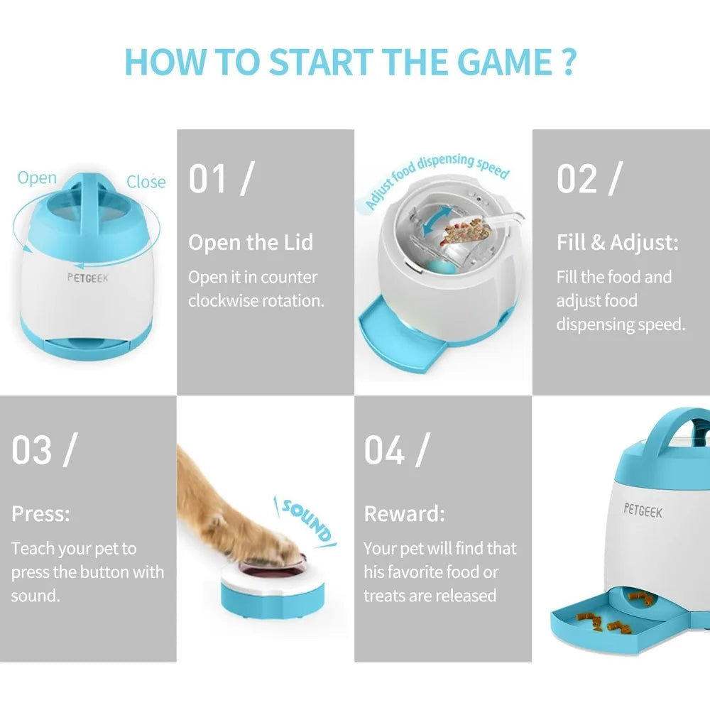 Automatic Treat Dispenser with Remote